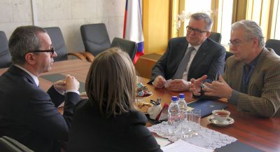 Встреча с атташе по науке и технологиям посольства Франции в России